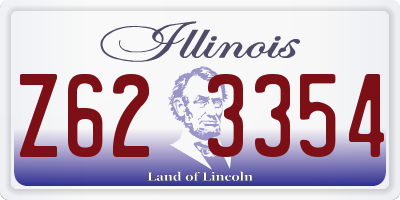 IL license plate Z623354