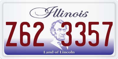 IL license plate Z623357