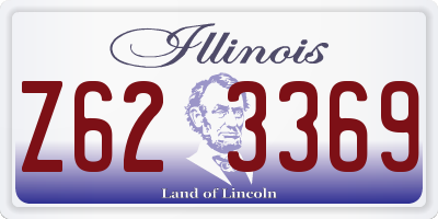 IL license plate Z623369