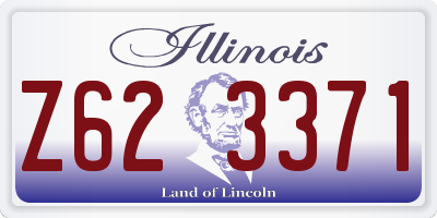 IL license plate Z623371