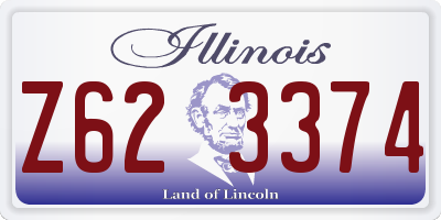IL license plate Z623374