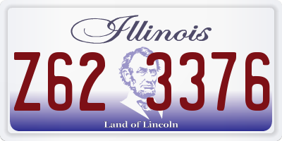 IL license plate Z623376