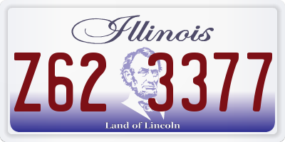 IL license plate Z623377