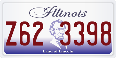 IL license plate Z623398