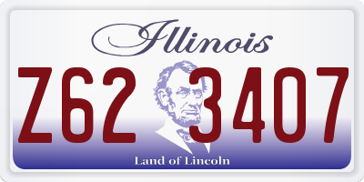 IL license plate Z623407