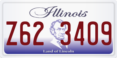 IL license plate Z623409