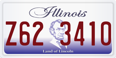 IL license plate Z623410