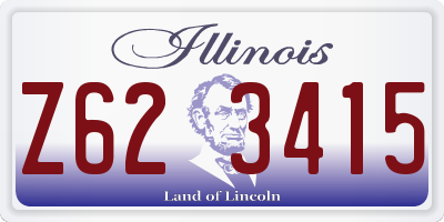 IL license plate Z623415