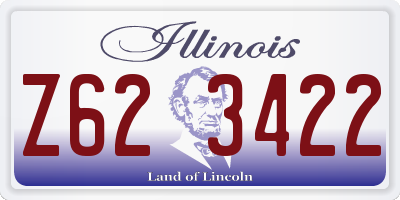 IL license plate Z623422