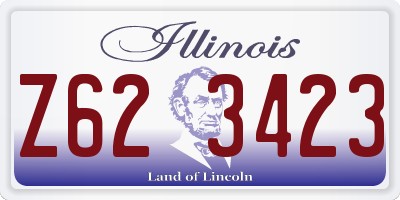 IL license plate Z623423