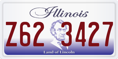 IL license plate Z623427