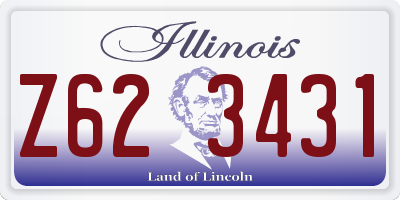 IL license plate Z623431