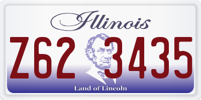 IL license plate Z623435
