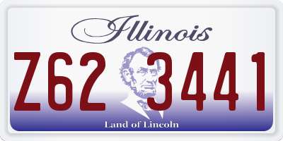 IL license plate Z623441