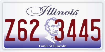 IL license plate Z623445