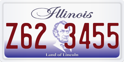 IL license plate Z623455