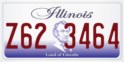 IL license plate Z623464