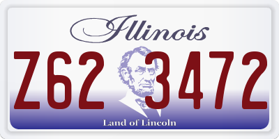 IL license plate Z623472
