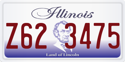 IL license plate Z623475