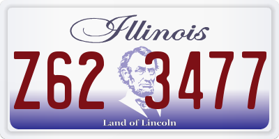 IL license plate Z623477