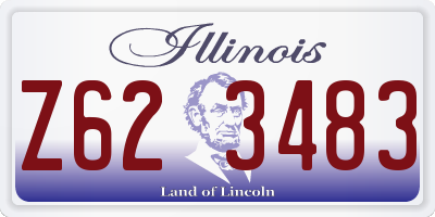 IL license plate Z623483