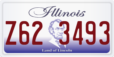 IL license plate Z623493