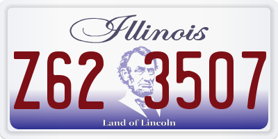IL license plate Z623507