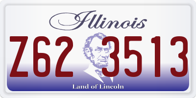 IL license plate Z623513