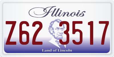 IL license plate Z623517