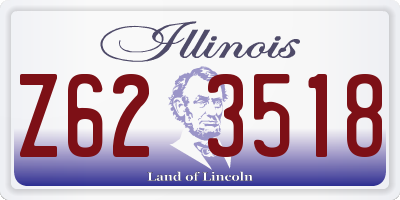 IL license plate Z623518