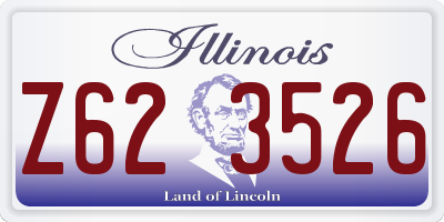 IL license plate Z623526