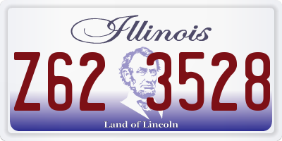 IL license plate Z623528