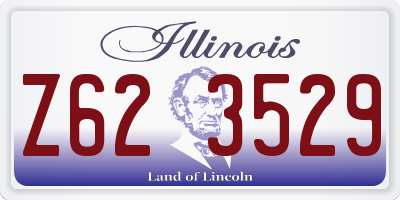 IL license plate Z623529