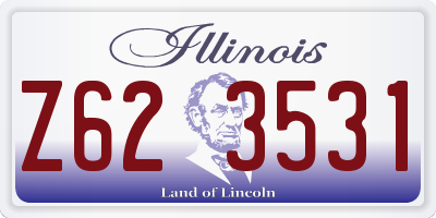 IL license plate Z623531