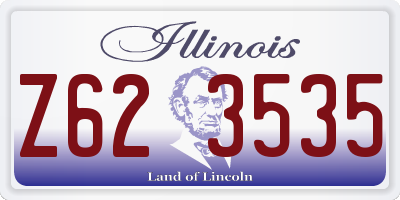 IL license plate Z623535
