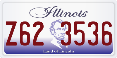IL license plate Z623536