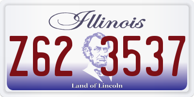 IL license plate Z623537