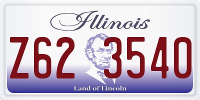 IL license plate Z623540