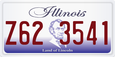 IL license plate Z623541