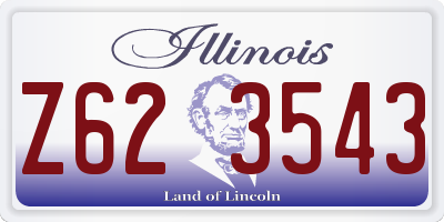 IL license plate Z623543