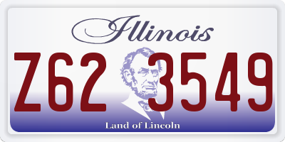 IL license plate Z623549