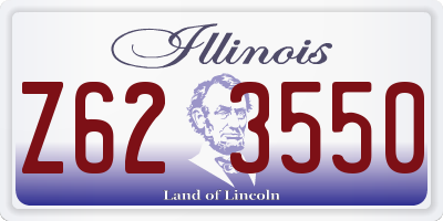 IL license plate Z623550