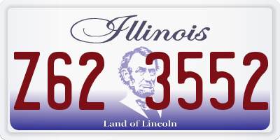 IL license plate Z623552