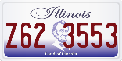 IL license plate Z623553