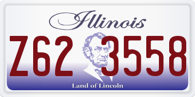 IL license plate Z623558