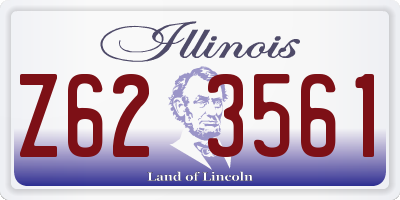 IL license plate Z623561