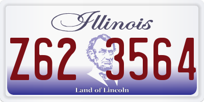 IL license plate Z623564