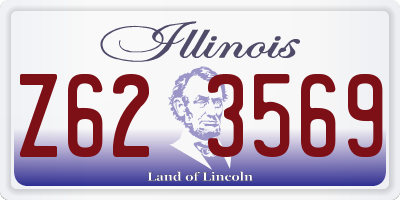 IL license plate Z623569