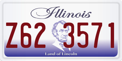IL license plate Z623571