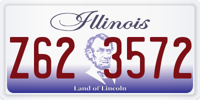 IL license plate Z623572